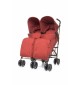 Otroški voziček za dvojčke 4baby Twin red
